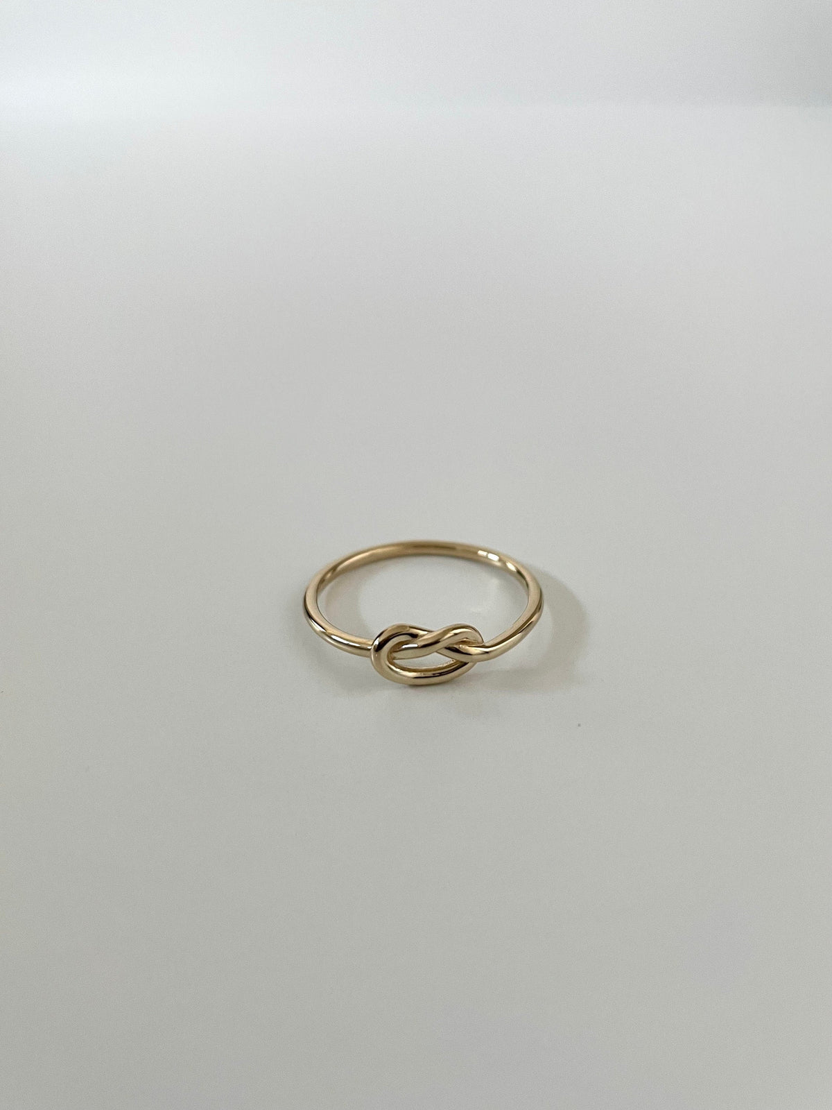 solid 14k gold knot ring | the scheer collection